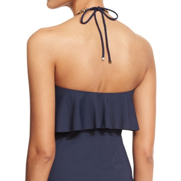 Michael Kors Cascading-Front Tankini Swim Top - Picture 3 of 3